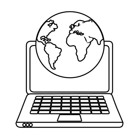 Laptop icon design vector illustrationのイラスト素材