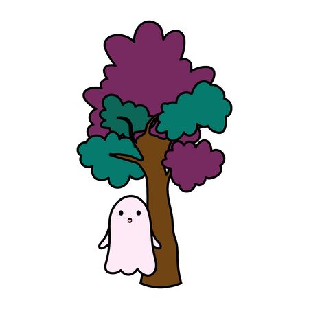 trick or treat - happy halloweenのイラスト素材