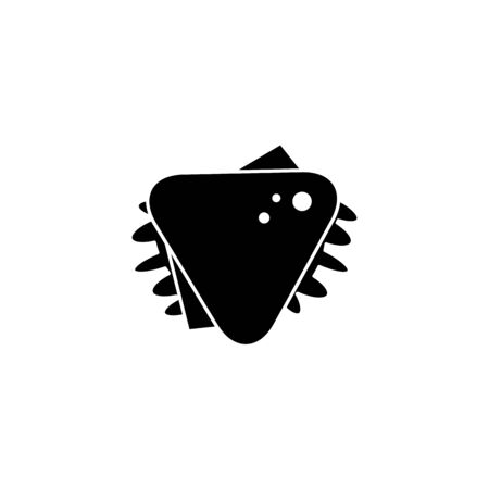 sandwich fast food line style iconのイラスト素材