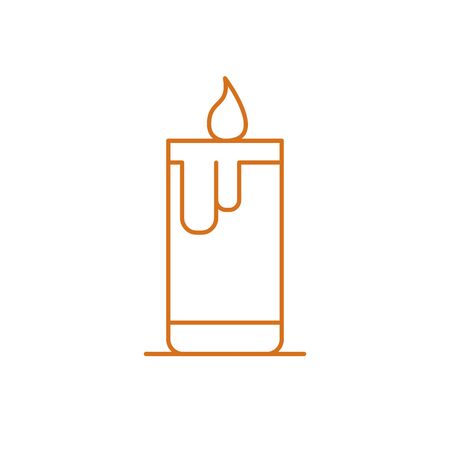 Isolated candle vector designのイラスト素材