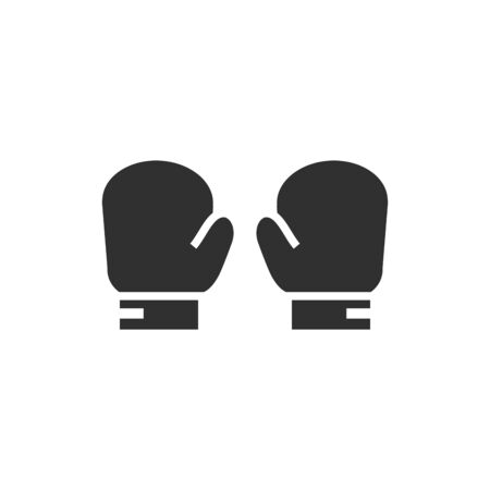 Boxing gloves design, hobby competition game training and tournament theme Vector illustrationのイラスト素材