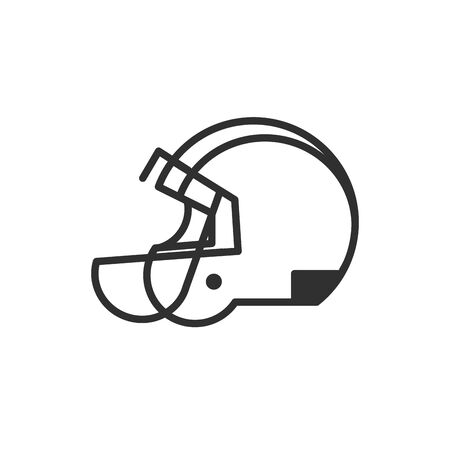 sport helmet design, hobby competition game training and tournament theme Vector illustrationのイラスト素材