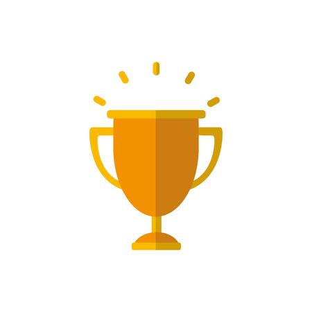 Trophy design, Winner competition success sport achievement leadership and challenge theme Vector illustrationのイラスト素材