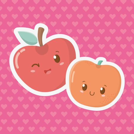 Delicious tasty cartoonのイラスト素材