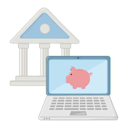 Shopping online icon designのイラスト素材