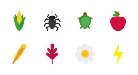 four season weather related icons set vector illustrationのイラスト素材