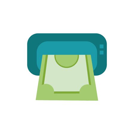 Isolated bill icon flat vector designのイラスト素材