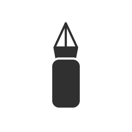 Boxing bag design, hobby competition game training and tournament theme Vector illustrationのイラスト素材