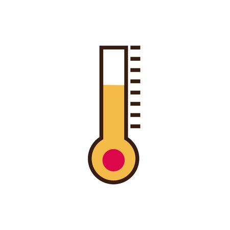 thermometer icon design, Medical health care hospital emergency aid clinic and medication Vector illustrationのイラスト素材