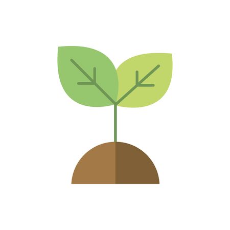 plant ground green energy icon vector illustrationのイラスト素材