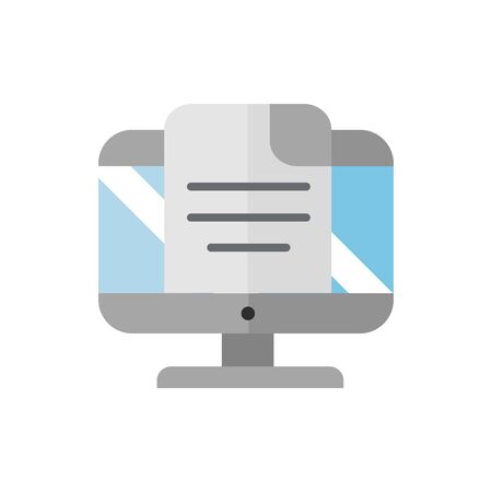 computer document school and education icon vector illustrationのイラスト素材