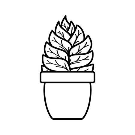 house plant in ceramic potのイラスト素材