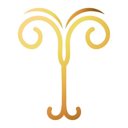 Isolated art deco shape designのイラスト素材