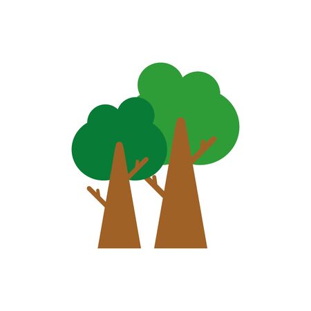Isolated season tree icon flat vector designのイラスト素材