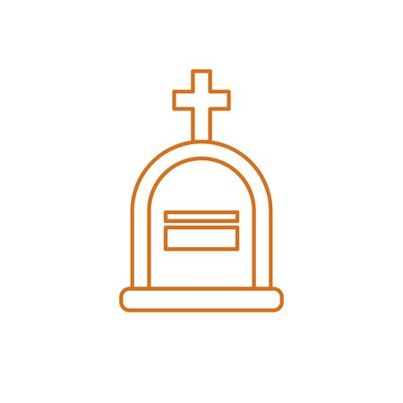 Halloween grave  designのイラスト素材