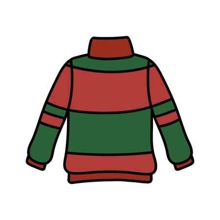 christmas ugly sweater party decorativeのイラスト素材