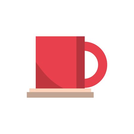 coffee cup office work business equipment iconのイラスト素材