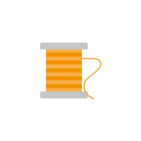 Isolated tailor thread flat designのイラスト素材
