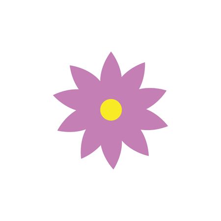 Isolated flower icon flat designのイラスト素材