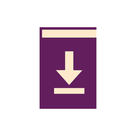 Isolated closed book flat designのイラスト素材