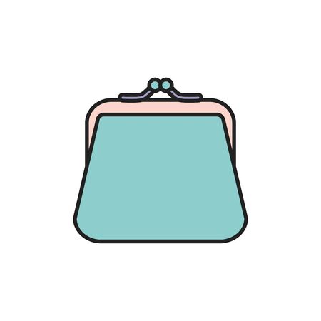Isolated purse icon fill designのイラスト素材