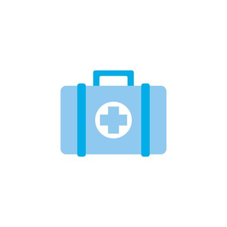 Isolated medical kit icon flat designのイラスト素材
