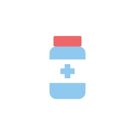 Isolated medical medicine icon flat designのイラスト素材