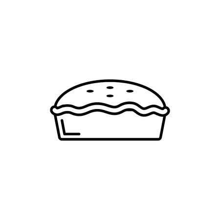Sweet cake icon design, dessert food delicious sugar snack and tasty theme Vector illustrationのイラスト素材