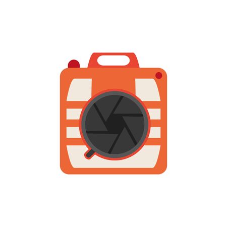 Isolated camera icon flat designのイラスト素材
