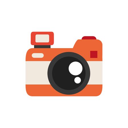 Isolated camera icon flat designのイラスト素材