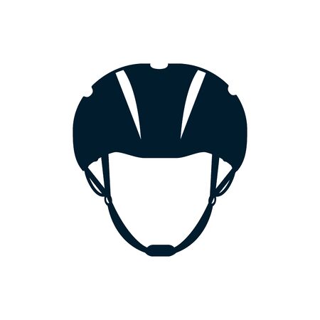 Isolated cyclist icon flat designのイラスト素材