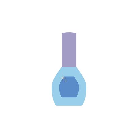 Isolated make up nail polish flat designのイラスト素材