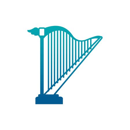 Music instrument design, Sound melody musical art and composition theme Vector illustrationのイラスト素材