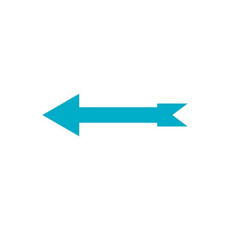 Isolated blue arrow icon vector designのイラスト素材