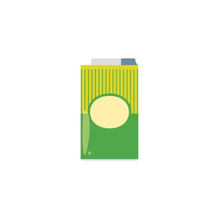 Isolated drink box icon flat designのイラスト素材