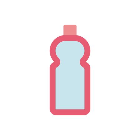 Isolated detergent bottle icon flat designのイラスト素材
