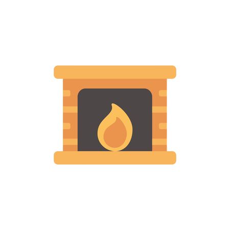 Isolated chimney icon flat designのイラスト素材