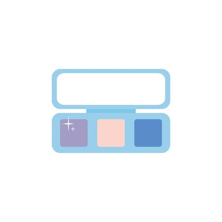 Isolated make up eye shadow flat designのイラスト素材