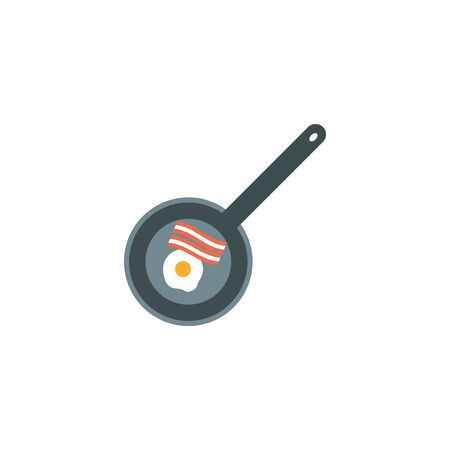 Isolated camping pan icon flat designのイラスト素材