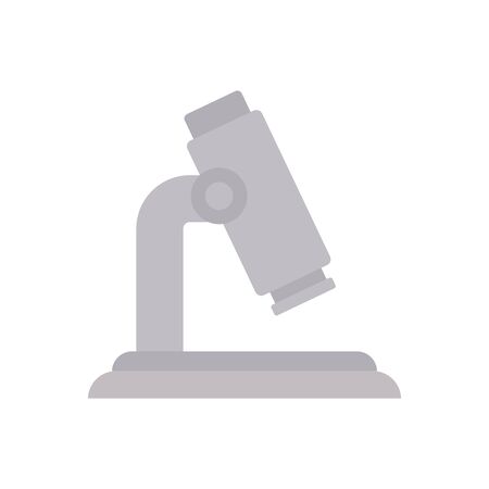 school microscope flat style iconのイラスト素材
