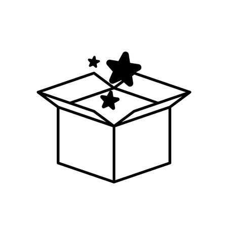 imagination mystery magic line style iconのイラスト素材