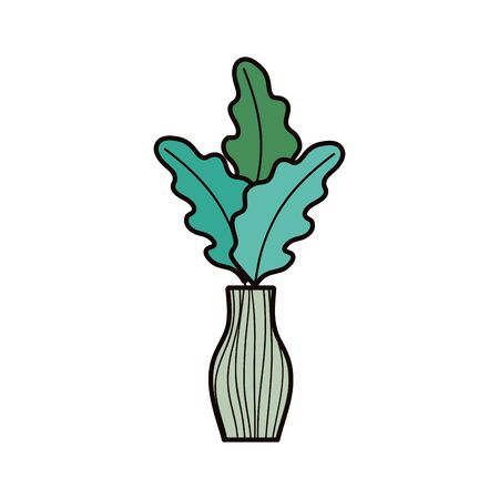 glass vase plant decoration ornament iconのイラスト素材