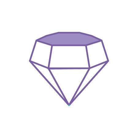 jewelry diamond fantasy line fill styleのイラスト素材