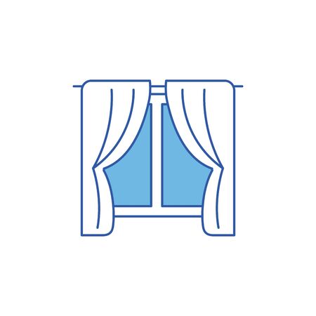 Isolated window icon fill designのイラスト素材