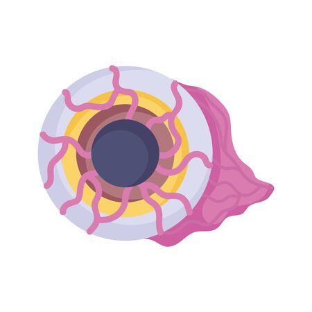 creepy eye icon trick or treat happy halloweenのイラスト素材