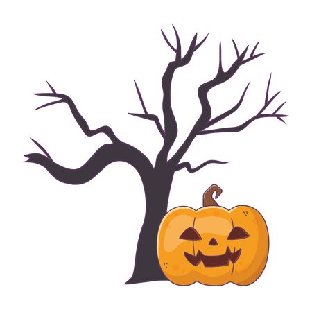 trick or treat - happy halloweenのイラスト素材