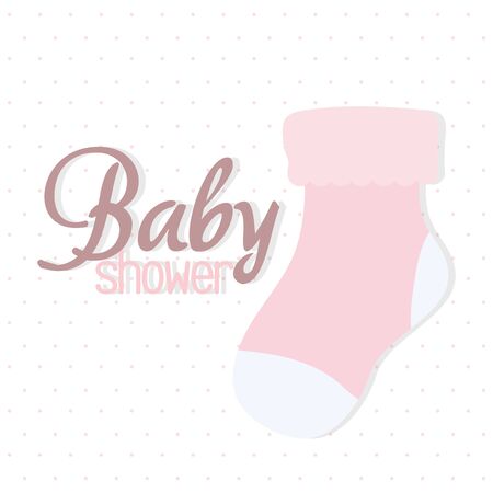 baby sock clothes cute iconのイラスト素材