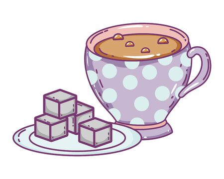 Isolated coffee cup vector designのイラスト素材