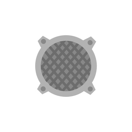 speaker music flat style iconのイラスト素材