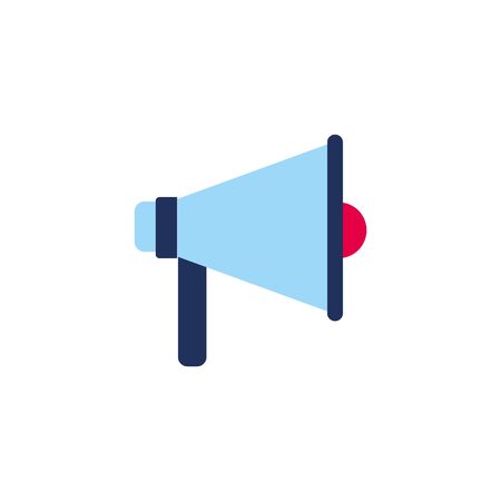 vote megaphone flat style iconのイラスト素材